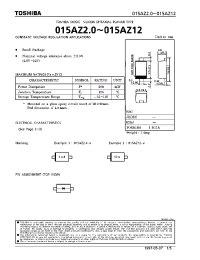 Datasheet 015AZ4.3Y manufacturer Toshiba
